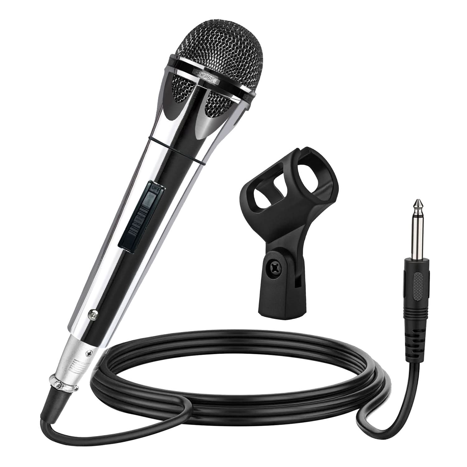 Shure Mic Sm58 - Mikrofon dynamiczny XLR 5-żyłowy do karaoke,