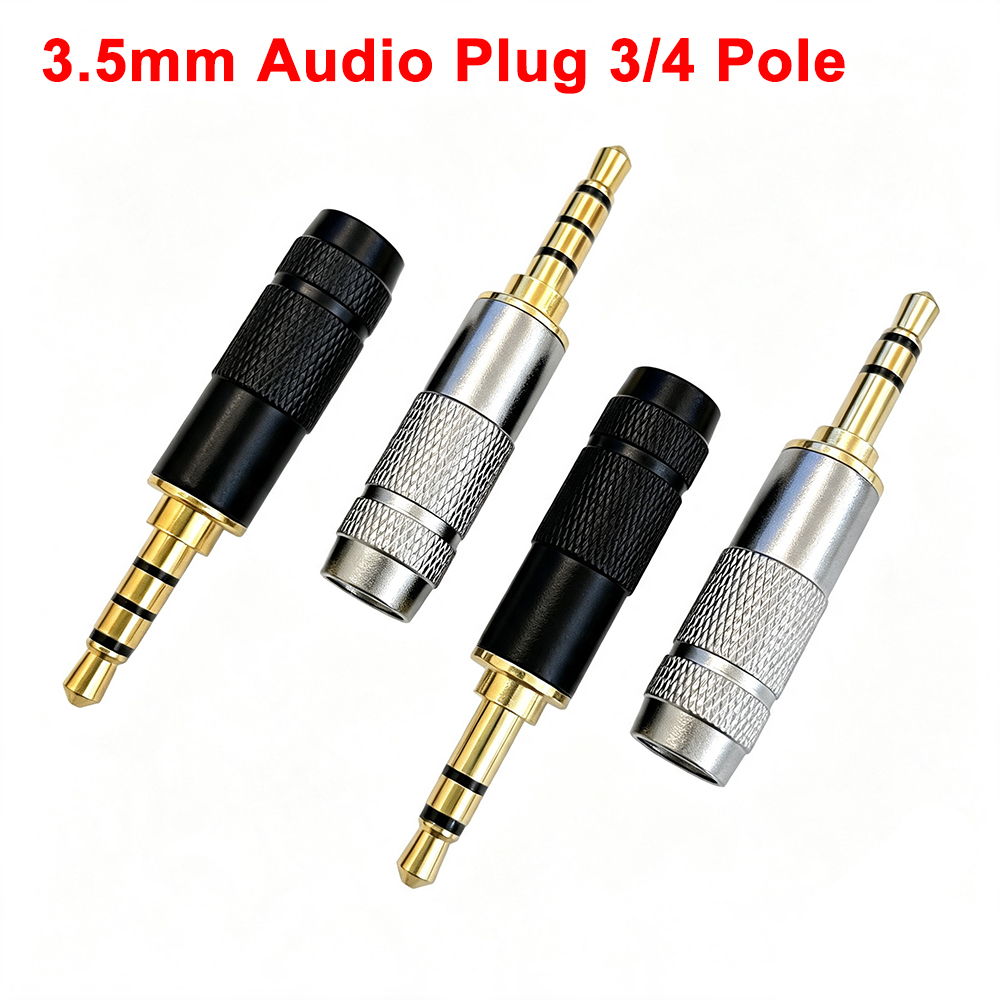 Audiophile Headphone Wired - 1 szt. Pozłacany wtyk audio 3,5