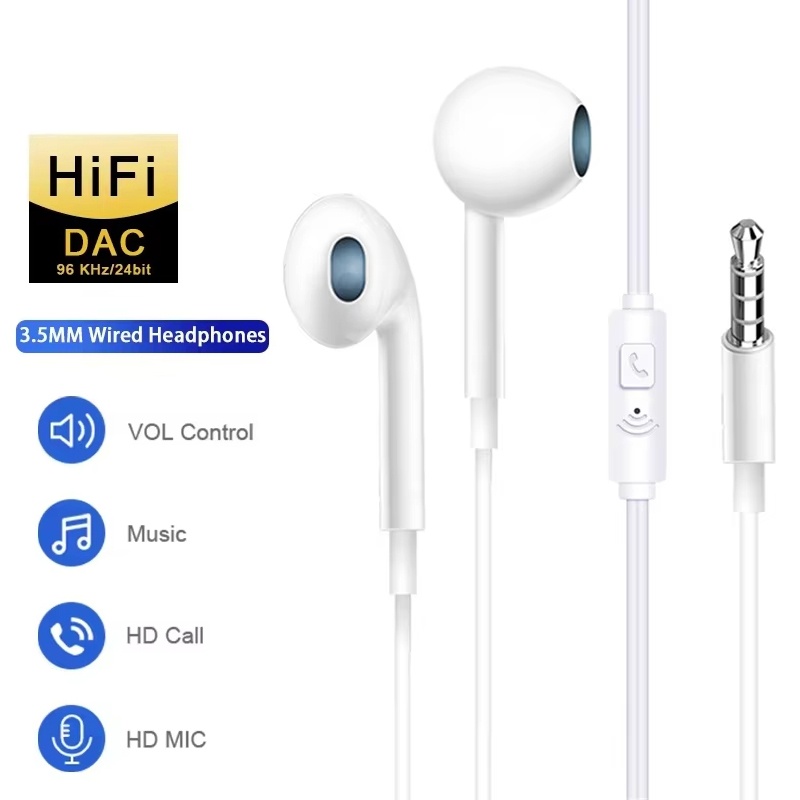 Audiophile Headphone Wired - Uniwersalne słuchawki z przewodowym złączem 3,5