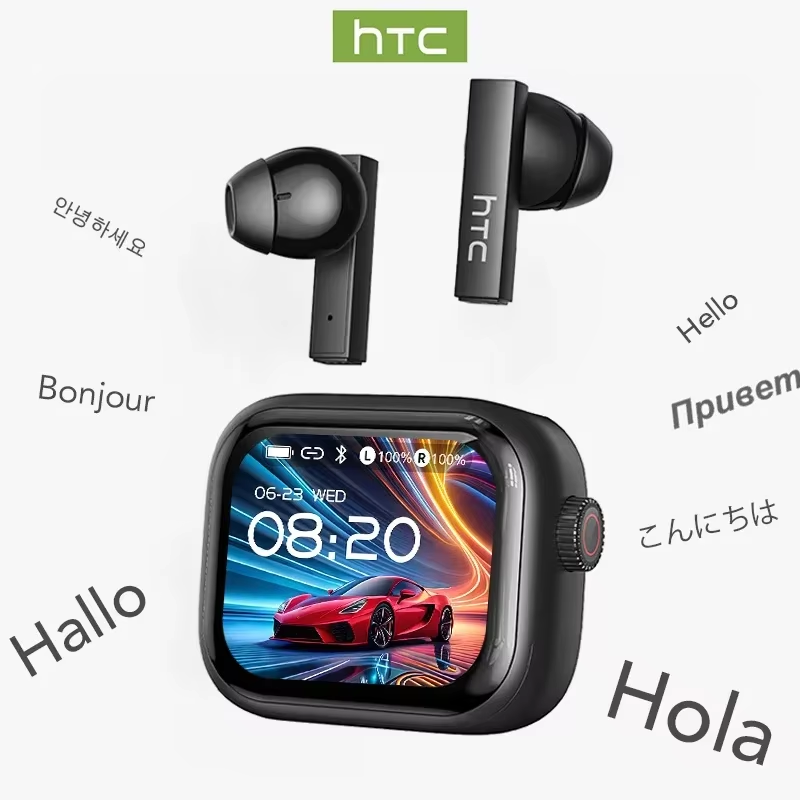 Wireless Earbuds Tws - [Ekran Ultra HD] Słuchawki HTC NE40