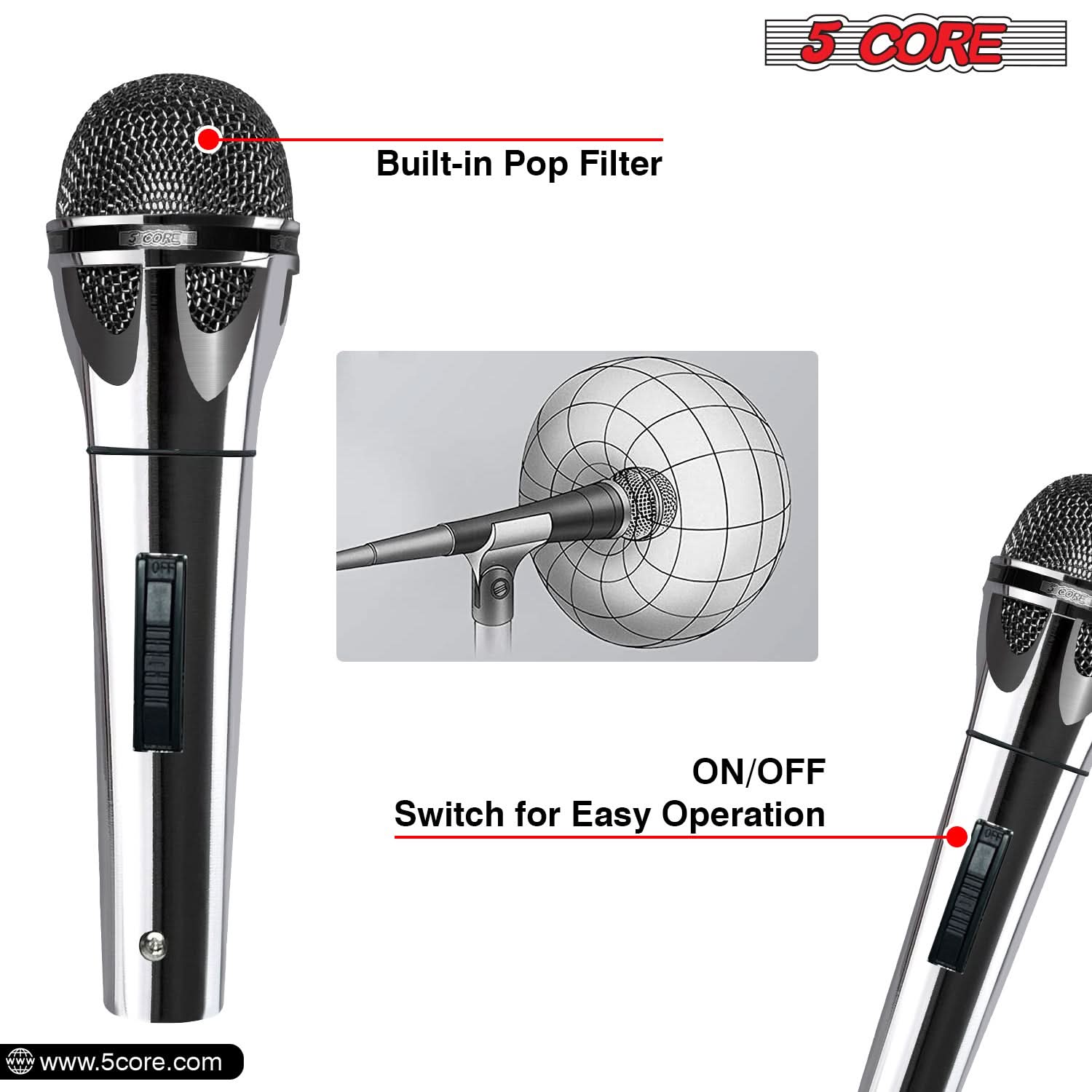 Mikrofon dynamiczny XLR 5-żyło – Shure Mic Sm58 recenzja i cena
