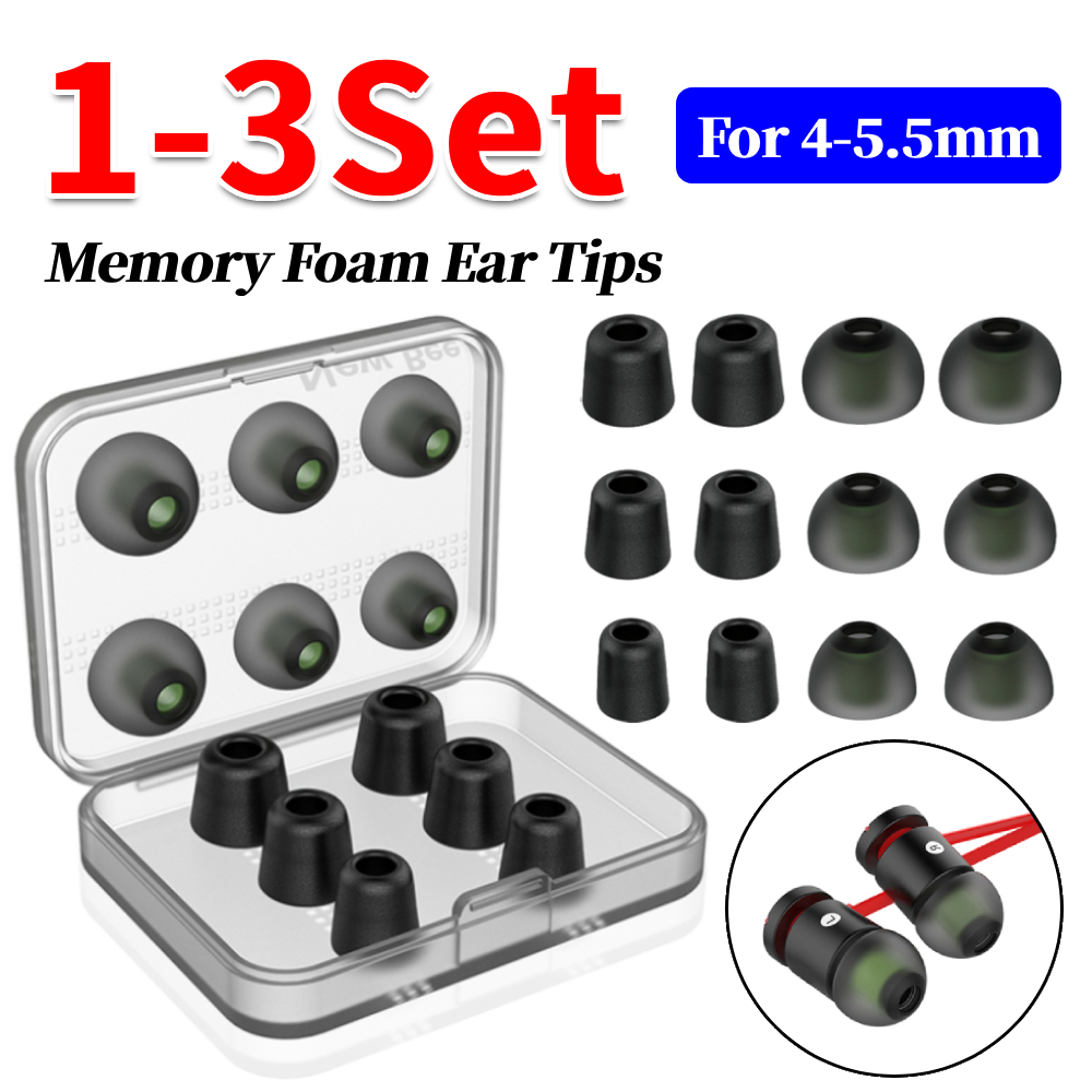 1-3 Zestawy Wkładki do Słuchaw – Earphone Foam Tip recenzja i cena
