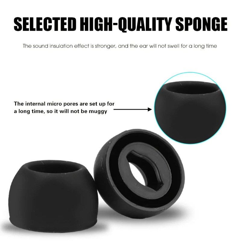 Silikonowe końcówki douszne do – Earphone Foam Tip recenzja i cena