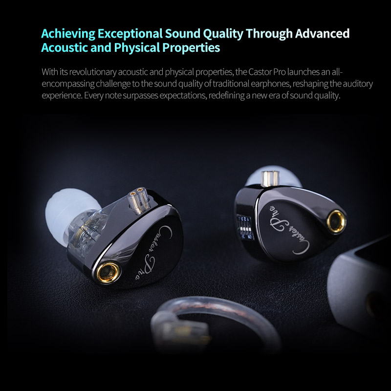 Słuchawki douszne KZ Castor PR – Audiophile Headphone Wired recenzja i cena