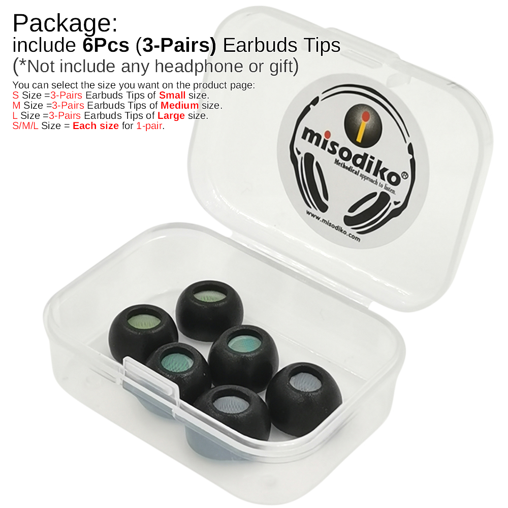 Misodiko Ulepszone owalne wkła – Earphone Foam Tip recenzja i cena